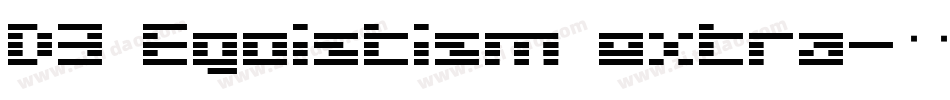 D3 Egoistism extra字体转换